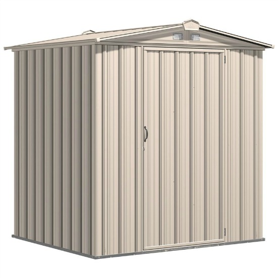 Arrow 6x5 Ezee Storage Shed Kit - Cream Arrow 6x5 Ezee Storage Shed Kit - Cream
