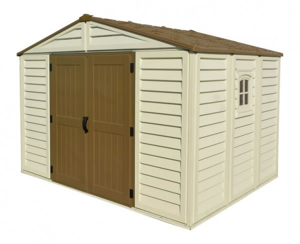 DuraMax 10x13 Woodbridge Plus Shed Kit w/ Foundation DuraMax 10x13 Woodbridge Plus Shed Kit w/ Foundation