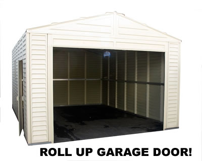 DuraMax 13x18 Vinyl Storage Shed Garage / Barn DuraMax 13x18 Vinyl Storage Shed Garage / Barn